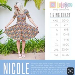 LuLaRoe Dresses - Lularoe Nicole dress with pockets NWT M,2xl slinky LuLaRoe Dresses - Lularoe Nicole dress with pockets NWT M,2xl slinky